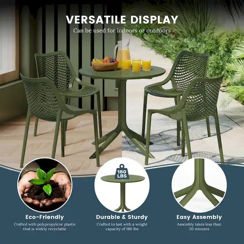 Frond and Form 31.5 Outdoor Round Dining Table