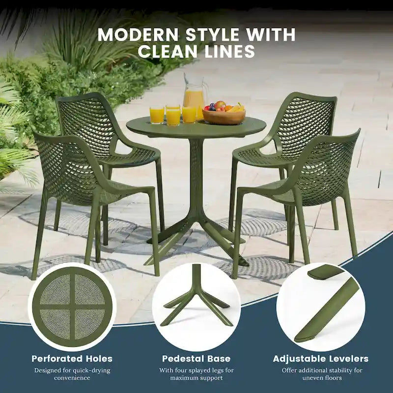 Frond and Form 31.5 Outdoor Round Dining Table