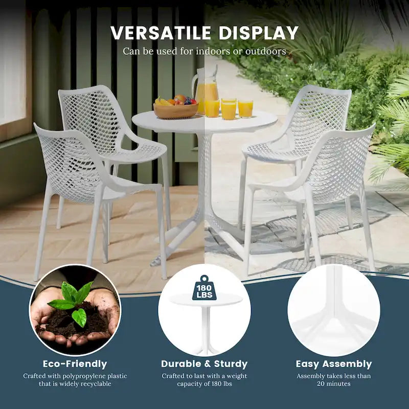Frond and Form 31.5 Outdoor Round Dining Table