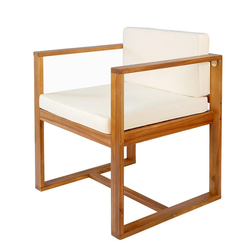 Kaysn Outdoor Acacia Wood Dining Chair (Set of 2) by Christopher Knight Home