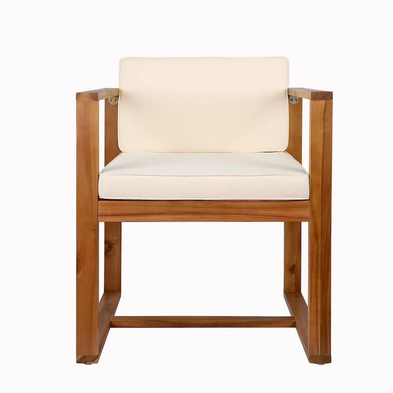 Kaysn Outdoor Acacia Wood Dining Chair (Set of 2) by Christopher Knight Home