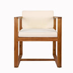 Kaysn Outdoor Acacia Wood Dining Chair (Set of 2) by Christopher Knight Home