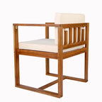 Kaysn Outdoor Acacia Wood Dining Chair (Set of 2) by Christopher Knight Home