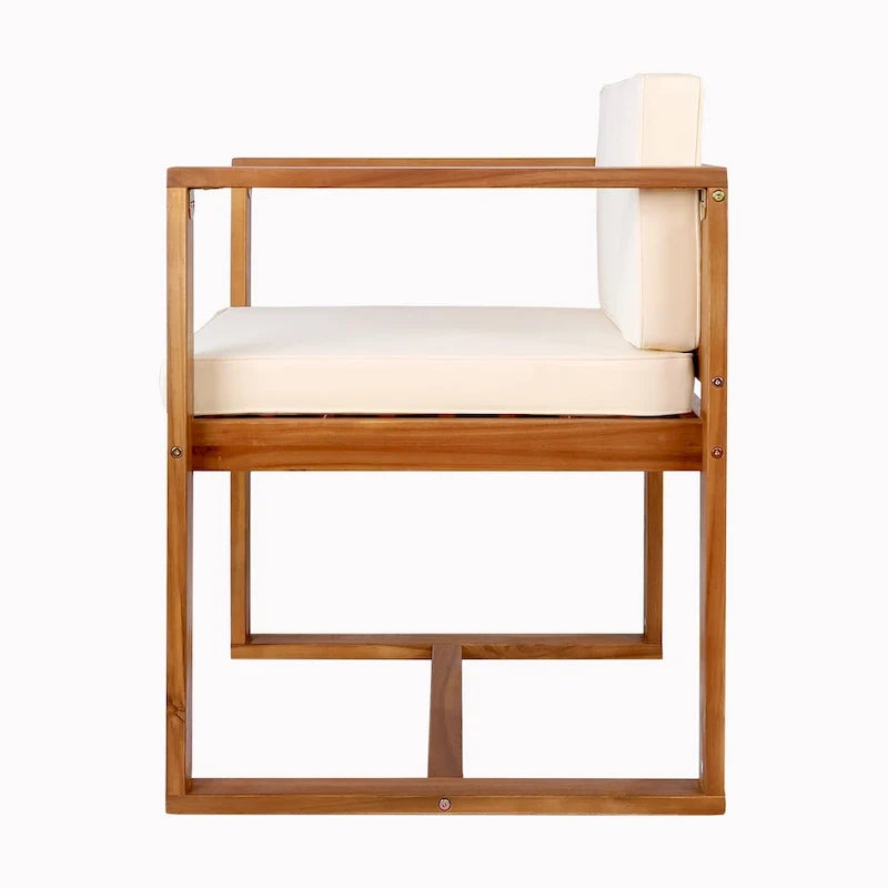 Kaysn Outdoor Acacia Wood Dining Chair (Set of 2) by Christopher Knight Home