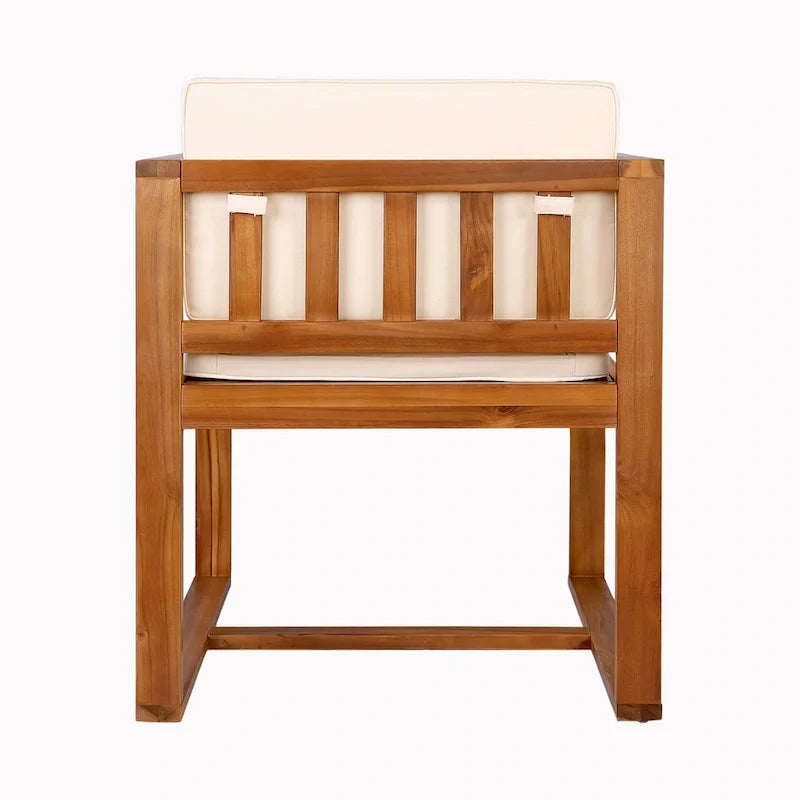 Kaysn Outdoor Acacia Wood Dining Chair (Set of 2) by Christopher Knight Home