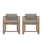 Kaysn Outdoor Acacia Wood Dining Chair (Set of 2) by Christopher Knight Home