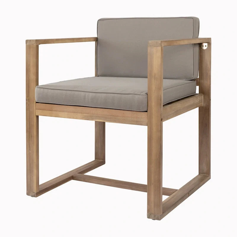 Kaysn Outdoor Acacia Wood Dining Chair (Set of 2) by Christopher Knight Home