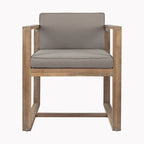 Kaysn Outdoor Acacia Wood Dining Chair (Set of 2) by Christopher Knight Home