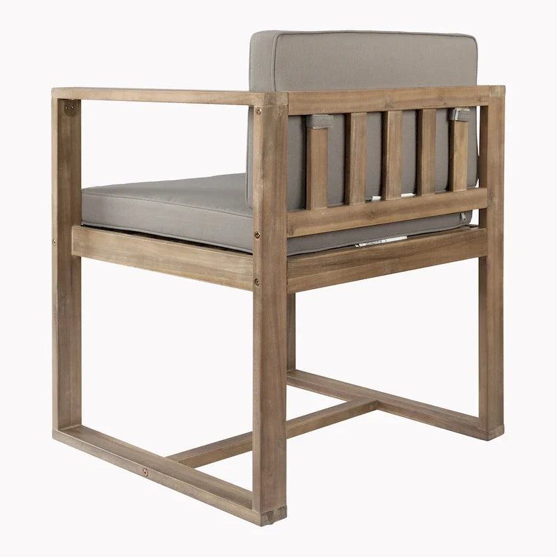 Kaysn Outdoor Acacia Wood Dining Chair (Set of 2) by Christopher Knight Home