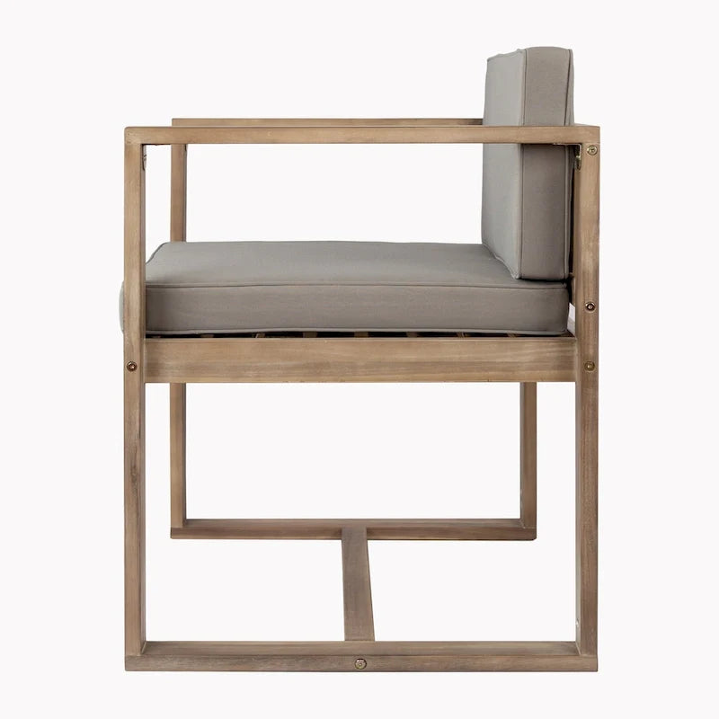 Kaysn Outdoor Acacia Wood Dining Chair (Set of 2) by Christopher Knight Home