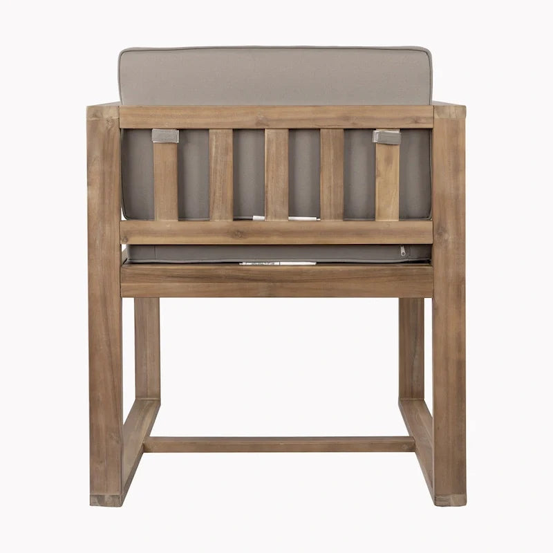 Kaysn Outdoor Acacia Wood Dining Chair (Set of 2) by Christopher Knight Home