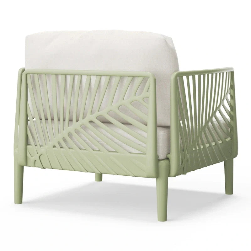 Frond and Form Patio Deep Seating Club Chair with Cushions (Set of 2)