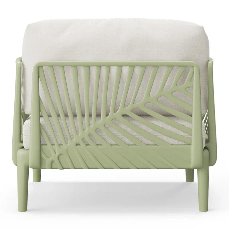 Frond and Form Patio Deep Seating Club Chair with Cushions (Set of 2)