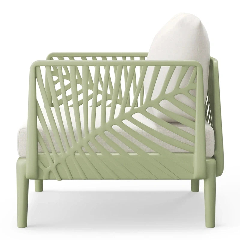 Frond and Form Patio Deep Seating Club Chair with Cushions (Set of 2)