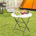 Costway 32 Round Folding Table Lightweight Portable Commercial - See Details