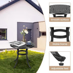 23.22 Round Cast Aluminum Outdoor Bistro TableMosaic Outdoor Round Side Table