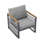 Christopher Knight Home - Lila 4-Piece Outdoor Metal Patio Chat Set