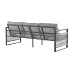 Christopher Knight Home - Lila 4-Piece Outdoor Metal Patio Chat Set