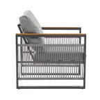 Christopher Knight Home - Lila 4-Piece Outdoor Metal Patio Chat Set