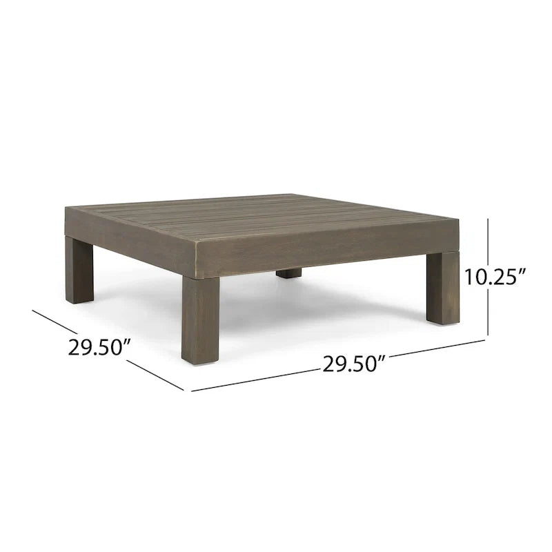 Oana Outdoor 7-seater Acacia Wood Sectional Sofa Set by Christopher Knight Home