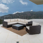 Christopher Knight Home Santa Rosa Outdoor 7-piece Wicker Seating Sectional Set