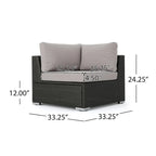 Christopher Knight Home Santa Rosa Outdoor 7-piece Wicker Seating Sectional Set