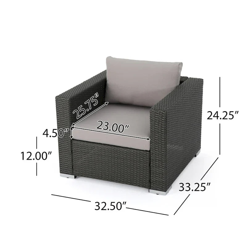 Christopher Knight Home Santa Rosa Outdoor 7-piece Wicker Seating Sectional Set