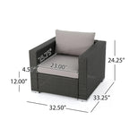 Christopher Knight Home Santa Rosa Outdoor 7-piece Wicker Seating Sectional Set
