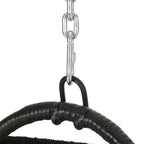 Elmcrest Outdoor Wicker and Rope Hanging Chair with Stand by Christopher Knight Home - 400 lb limit