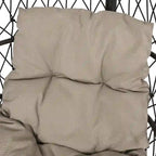 Elmcrest Outdoor Wicker and Rope Hanging Chair with Stand by Christopher Knight Home - 400 lb limit