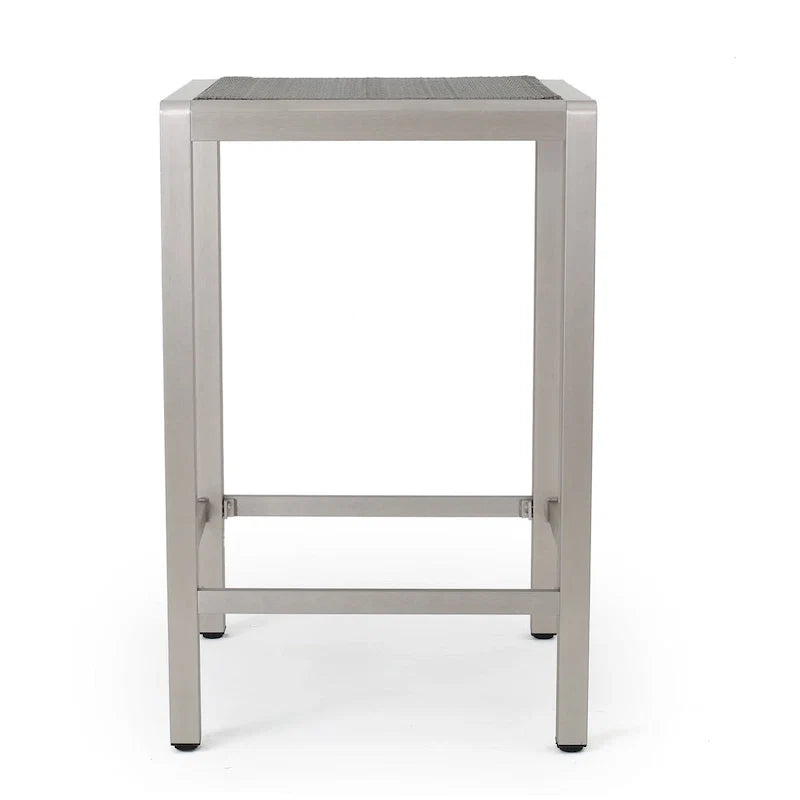 Cape Coral Outdoor 5-piece Aluminum Square Bar Set by Christopher Knight Home