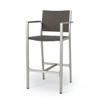 Cape Coral Outdoor 5-piece Aluminum Square Bar Set by Christopher Knight Home