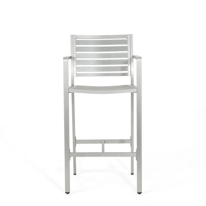 Cape Coral Outdoor 5-piece Aluminum Square Bar Set by Christopher Knight Home