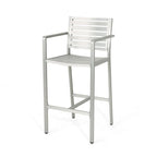 Cape Coral Outdoor 5-piece Aluminum Square Bar Set by Christopher Knight Home