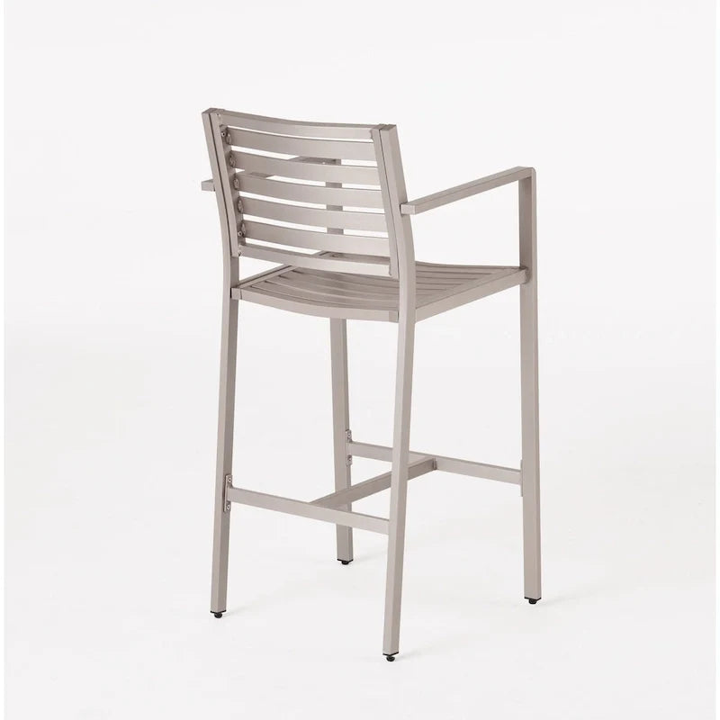 Cape Coral Outdoor 5-piece Aluminum Square Bar Set by Christopher Knight Home