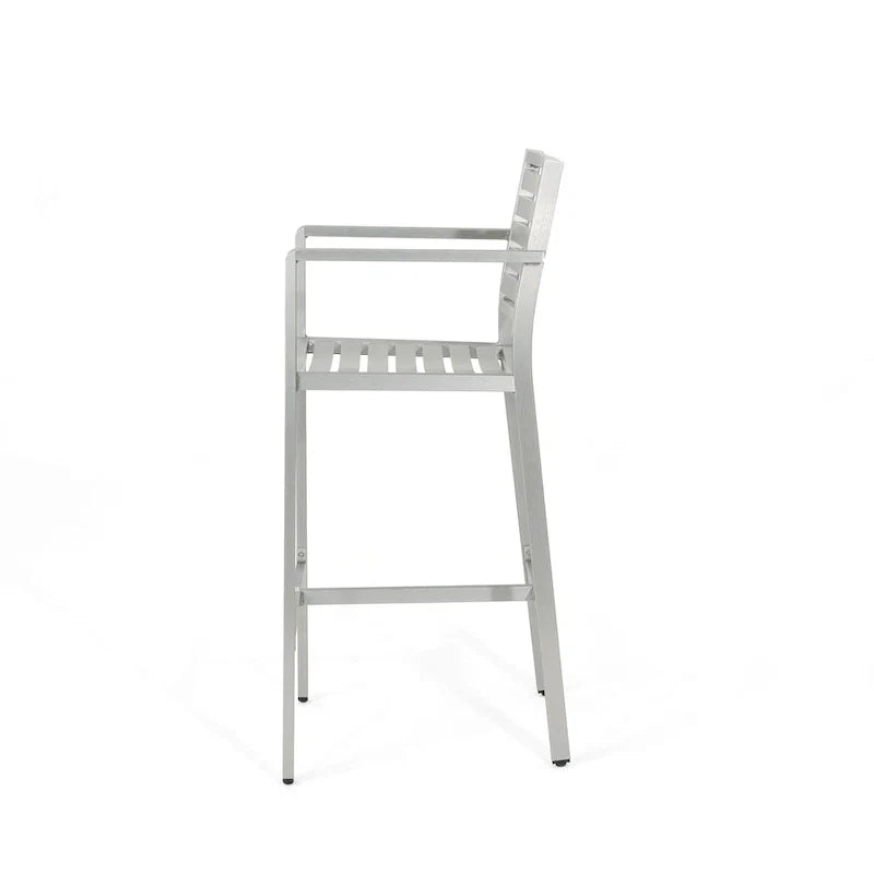 Cape Coral Outdoor 5-piece Aluminum Square Bar Set by Christopher Knight Home