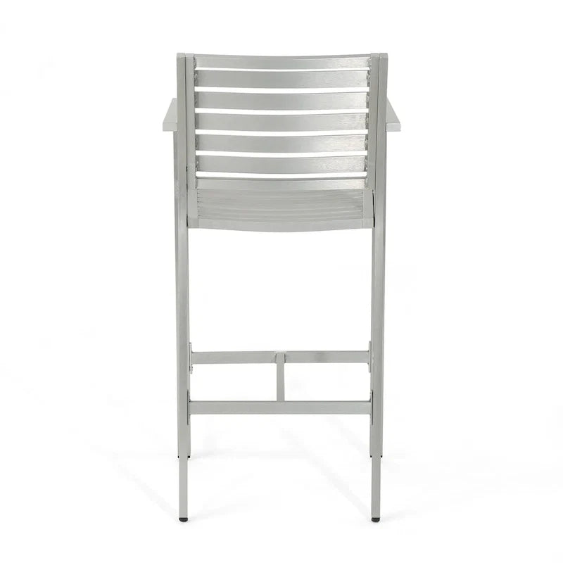 Cape Coral Outdoor 5-piece Aluminum Square Bar Set by Christopher Knight Home