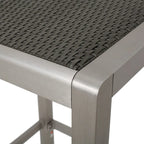 Cape Coral Outdoor 5-piece Aluminum Square Bar Set by Christopher Knight Home