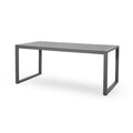 Navan Modern Aluminum Outdoor Dining Table by Christopher Knight Home - 70.00 L x 35.00 W x 30.00 H