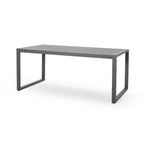 Navan Modern Aluminum Outdoor Dining Table by Christopher Knight Home - 70.00 L x 35.00 W x 30.00 H