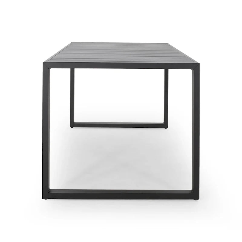 Navan Modern Aluminum Outdoor Dining Table by Christopher Knight Home - 70.00 L x 35.00 W x 30.00 H
