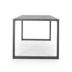 Navan Modern Aluminum Outdoor Dining Table by Christopher Knight Home - 70.00 L x 35.00 W x 30.00 H