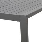 Navan Modern Aluminum Outdoor Dining Table by Christopher Knight Home - 70.00 L x 35.00 W x 30.00 H