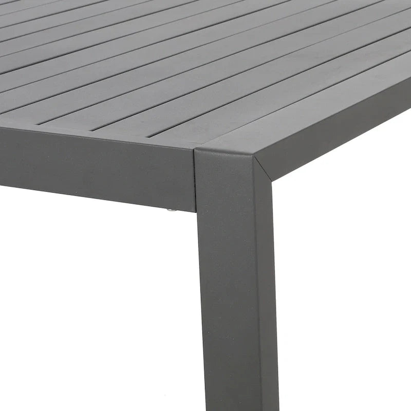 Navan Modern Aluminum Outdoor Dining Table by Christopher Knight Home - 70.00 L x 35.00 W x 30.00 H