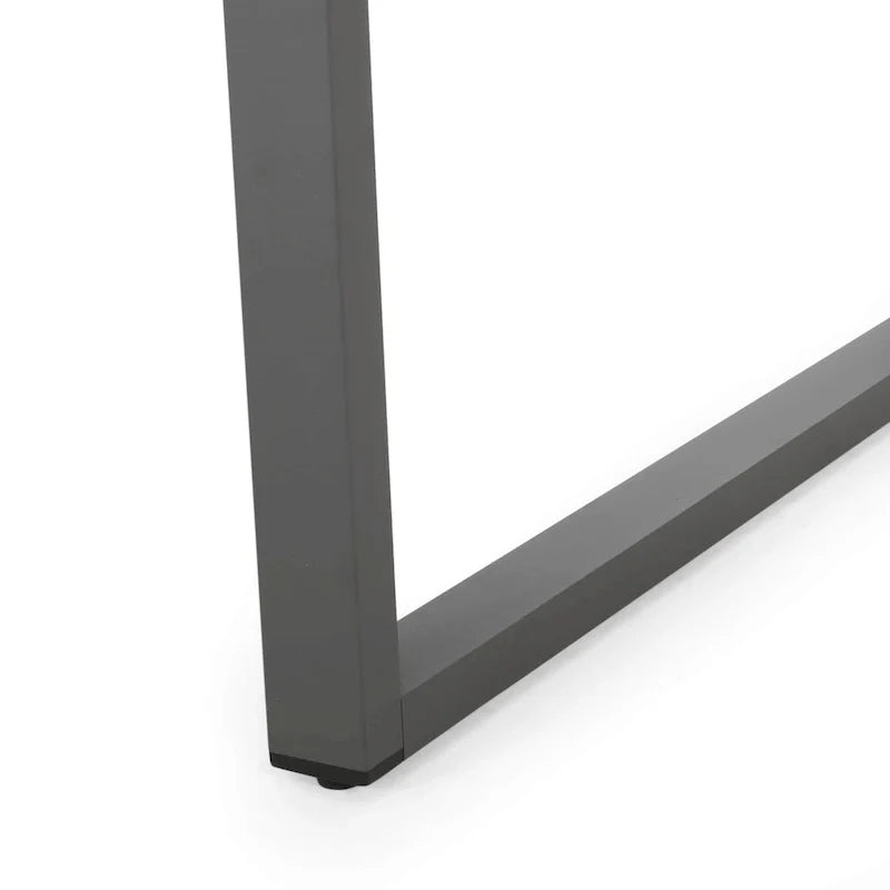 Navan Modern Aluminum Outdoor Dining Table by Christopher Knight Home - 70.00 L x 35.00 W x 30.00 H