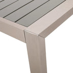 Navan Modern Aluminum Outdoor Dining Table by Christopher Knight Home - 70.00 L x 35.00 W x 30.00 H