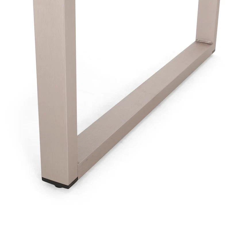 Navan Modern Aluminum Outdoor Dining Table by Christopher Knight Home - 70.00 L x 35.00 W x 30.00 H