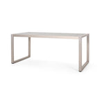 Navan Modern Aluminum Outdoor Dining Table by Christopher Knight Home - 70.00 L x 35.00 W x 30.00 H
