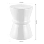 SAFAVIEH Gina Ceramic Decorative Garden Stool (Fully Assembled)