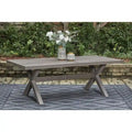 Signature Design by Ashley Hillside Barn Brown Outdoor Dining Table - 84 W x 42 D x 29 H